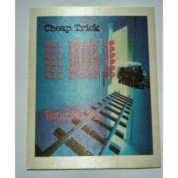 Cheap Trick All Shook Up Backstage Pass Original 1980-1981 Rock Concert Tour - Picture 3 of 3